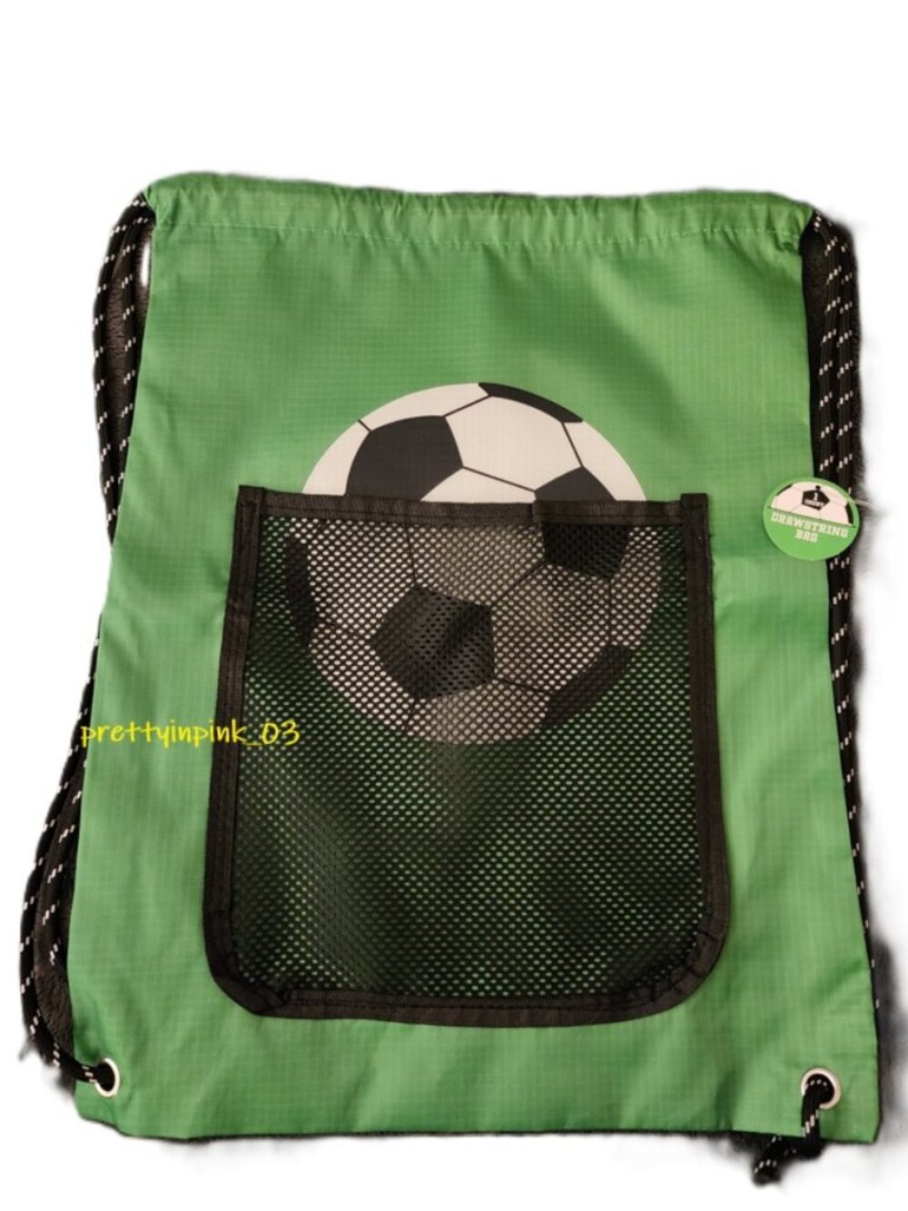 Target Bullseye Soccer Themed Drawstring Bag Girls Boys NEW 2026 NWT